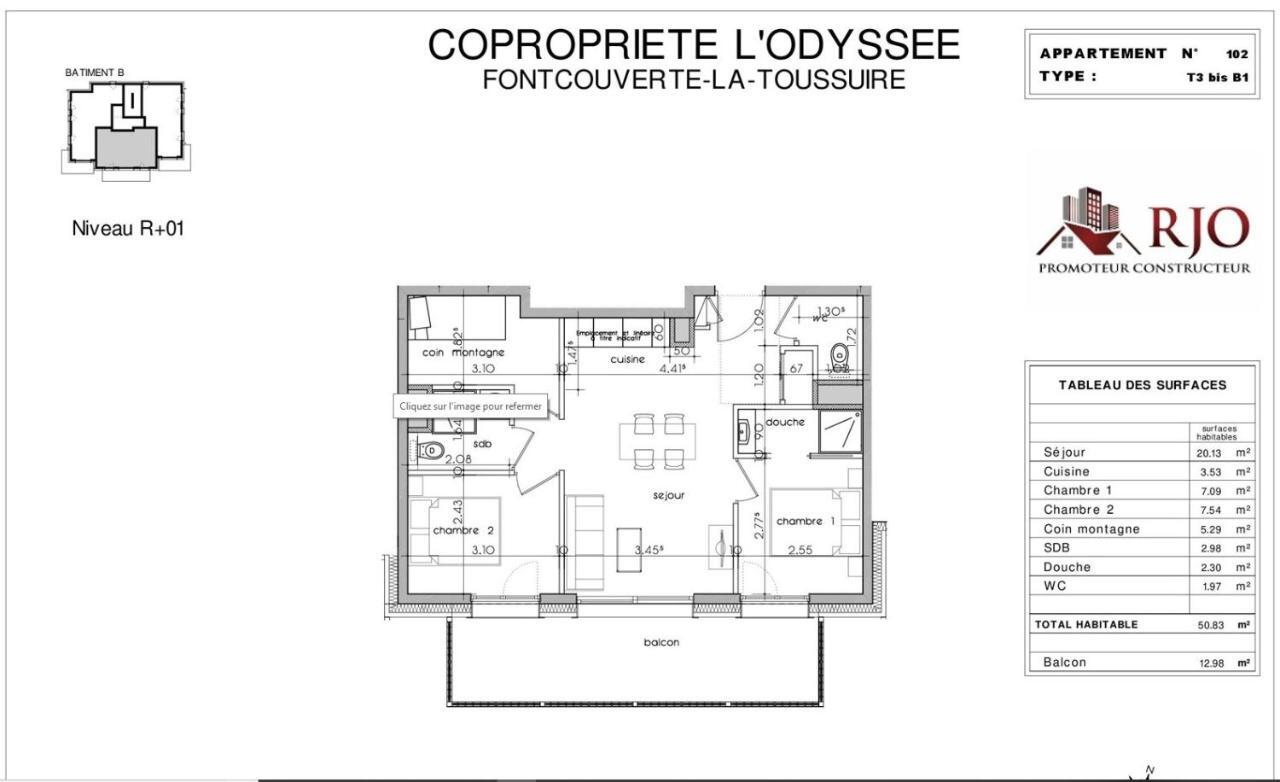 Odyssee B102 Cosy Appartement Sur Les Pistes Fontcouverte-la-Toussuire Exterior foto